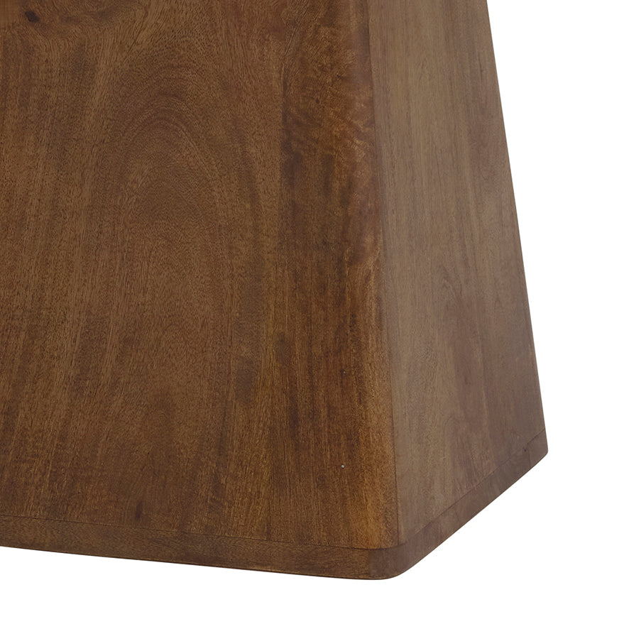 Salontafel 80 cm Mango Brown Walnut